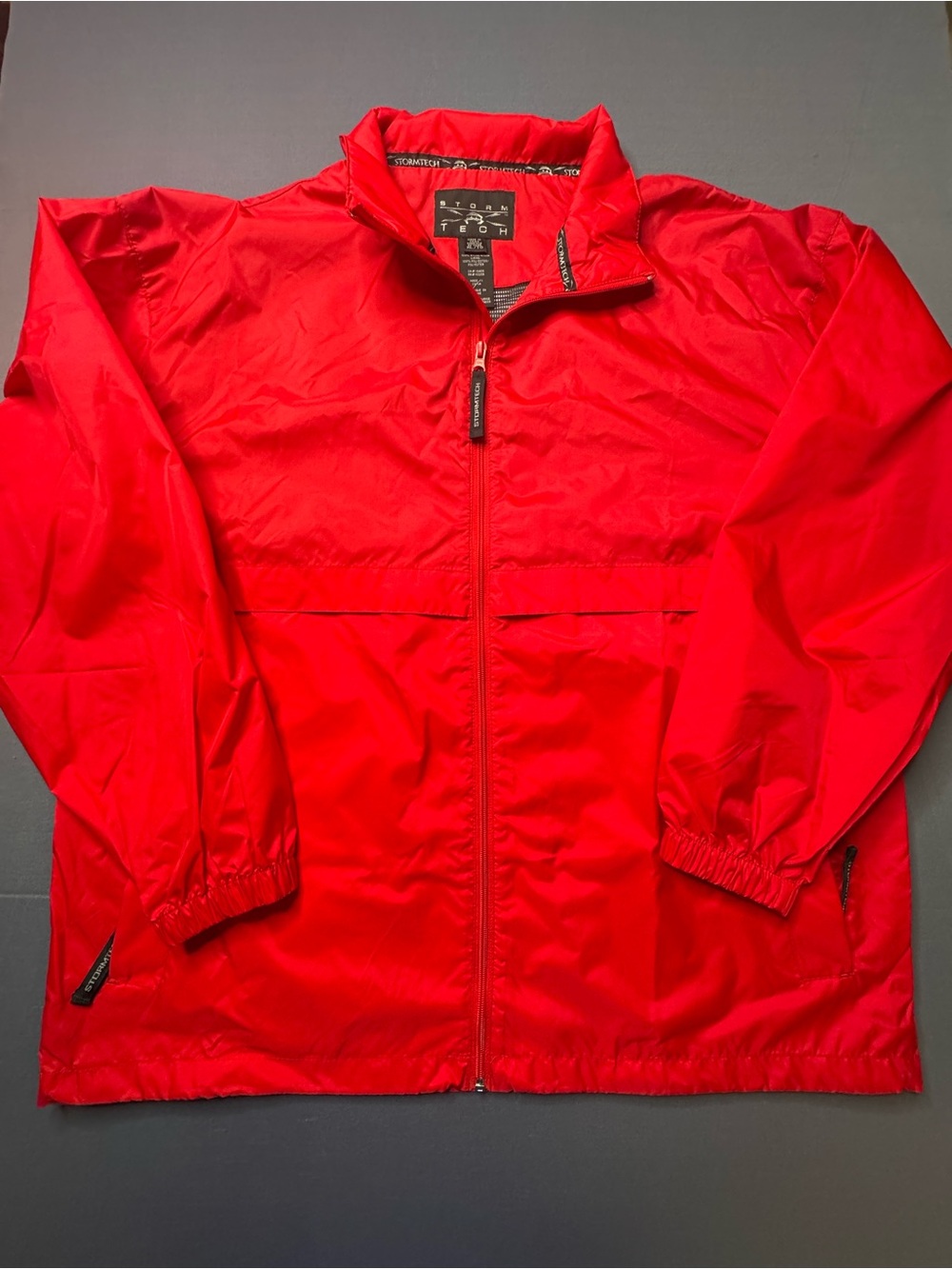 Stormtech PX-1 Light Windbreaker Red Sz XL , mesh lined Full zip